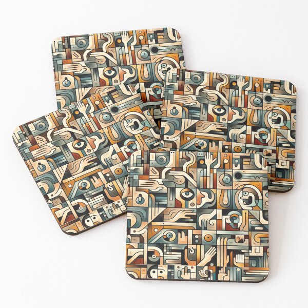 Item preview, Abstract Pattern Art: Esoteric Tribal Symbols designed and sold by redask2me.
