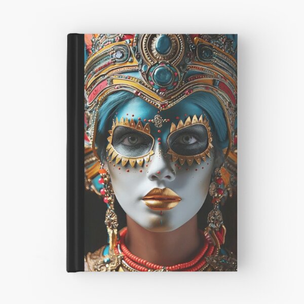 Item preview, Lizzie in Mardi Gras Mask designed and sold by OccultDreams.
