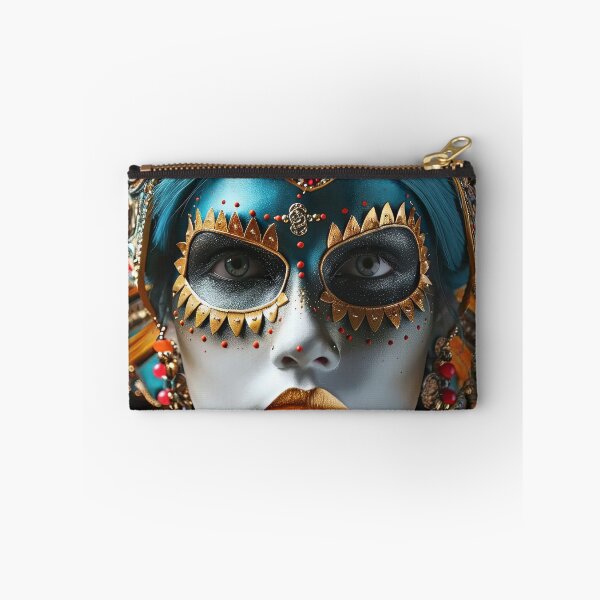 Item preview, Lizzie in Mardi Gras Mask designed and sold by OccultDreams.