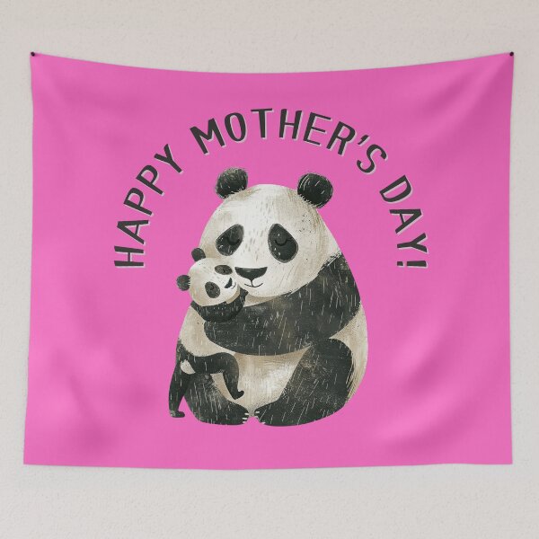 Item preview, Mother's Day Mama Panda& Her Baby  designed and sold by GolDreamShop.