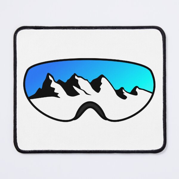 Item preview, Minimalist Ski Goggles: Mountain Reflection designed and sold by RiciPaneto.