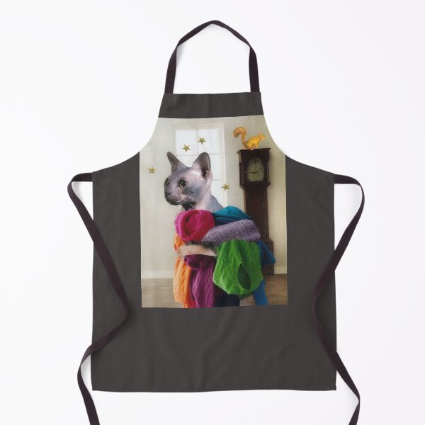 Item preview, Hairless Sphynx Cat - 'Sweater Weather' designed and sold by Nikki Fortuin Arts & Crafts.