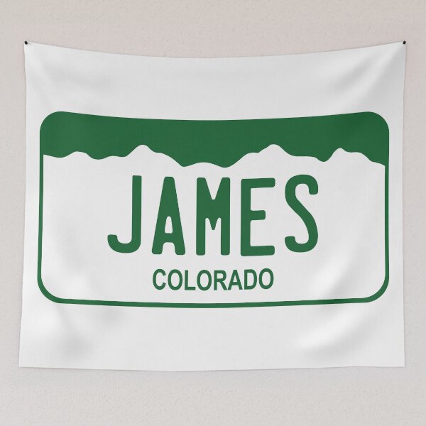Item preview, Colorado License Plate - James designed and sold by rracheell.