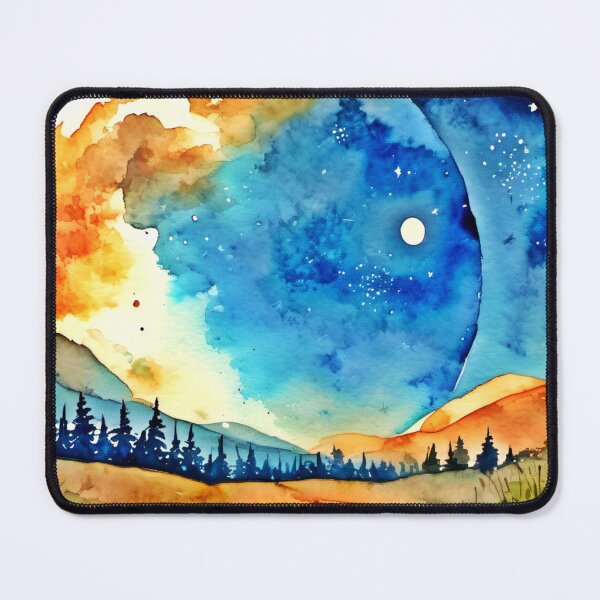 Item preview, Full Moon Painting designed and sold by Health And Fitness Posts e-Store.