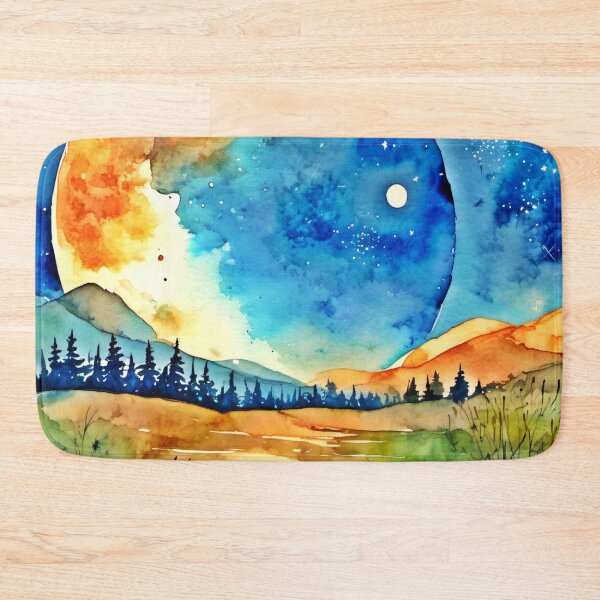 Item preview, Full Moon Painting designed and sold by Health And Fitness Posts e-Store.