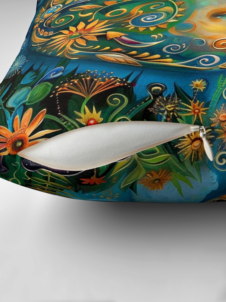 Thumbnail 2 of 4, Pillow, Dream a Dream designed and sold by phatpuppyart.