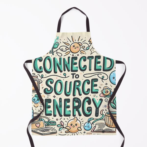 Item preview, Connected to source energy, typography,PUN designed and sold by maxmaj.