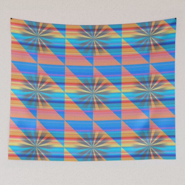 Item preview, Starbursts on Triangles designed and sold by Dana Roper.