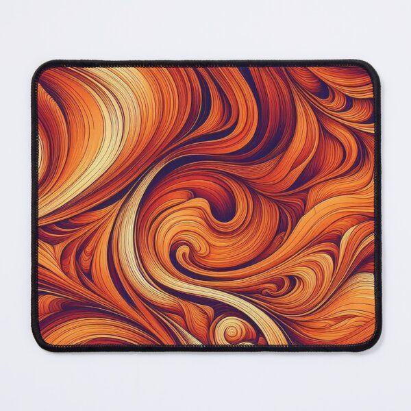 Item preview, Orange Irregular Organic Lines Seamless Pattern - Abstract Art Gift designed and sold by asbno19.
