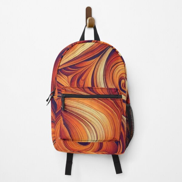 Item preview, Orange Irregular Organic Lines Seamless Pattern - Abstract Art Gift designed and sold by asbno19.