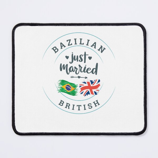 Item preview, Brazilian married to British citizen wedding gift designed and sold by santoshputhran.