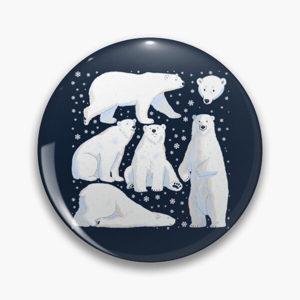 Item preview, Polar bear illustration pattern  designed and sold by Yaragold.