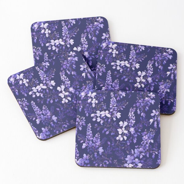 Item preview, Indigo Wisteria Midnight Florals Design designed and sold by Tom-Johnson.