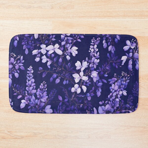 Item preview, Indigo Wisteria Midnight Florals Design designed and sold by Tom-Johnson.