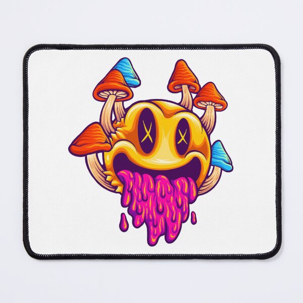 Item preview, Funny psychedelic mushrooms designed and sold by ShopMaxiDesigns.
