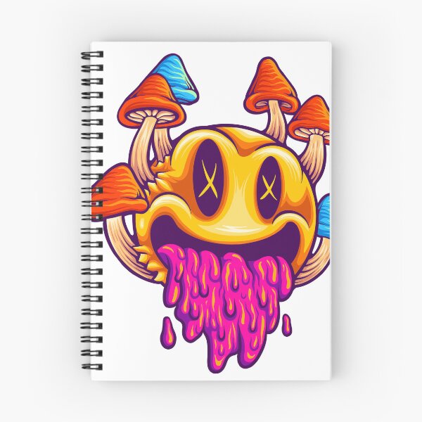 Item preview, Funny psychedelic mushrooms designed and sold by ShopMaxiDesigns.