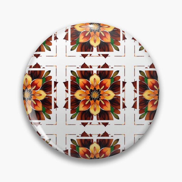 Item preview, Framed Sienna Flowers designed and sold by Dana Roper.