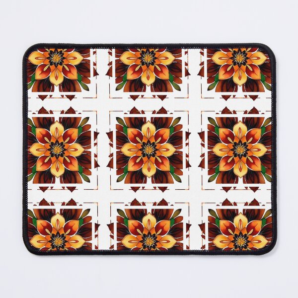 Item preview, Framed Sienna Flowers designed and sold by Dana Roper.