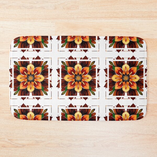 Item preview, Framed Sienna Flowers designed and sold by Dana Roper.