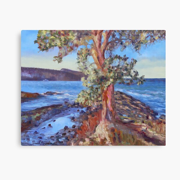 Evening with Tree of Life Canvas Print