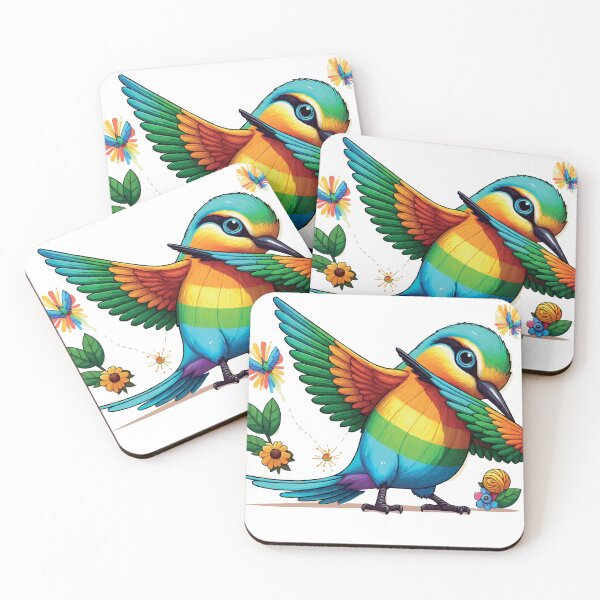 Item preview, rainbow bee eaters designed and sold by TshirtTalkYou.