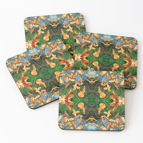 Item preview, Pattern from Beach Leaves over Grass and Water. designed and sold by Robin3DT.