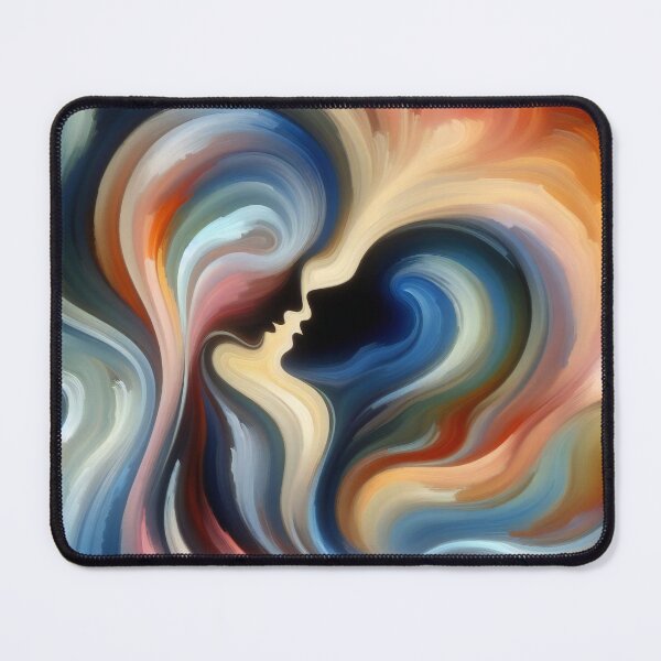 Item preview, Eternal Embrace A Melding of Souls in Swirls designed and sold by ArtComixHaven.
