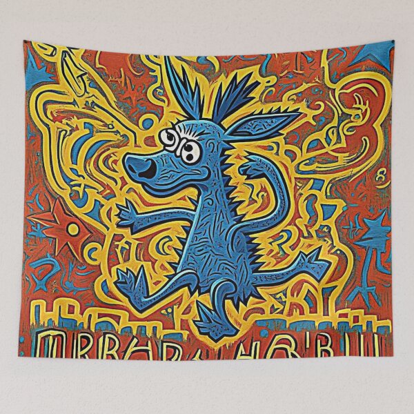 Item preview, Poke Mirabilis The Happy Jackal designed and sold by Owl-o-the-wisp.