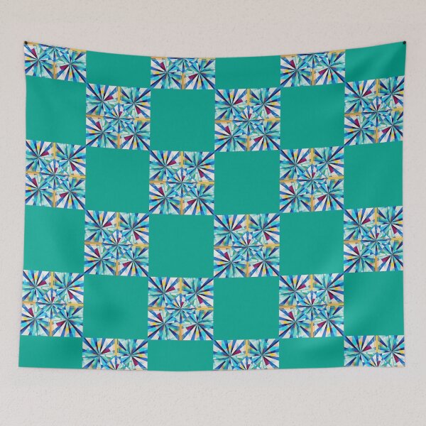 Item preview, Abstract Pinwheel Checkerboard designed and sold by Dana Roper.