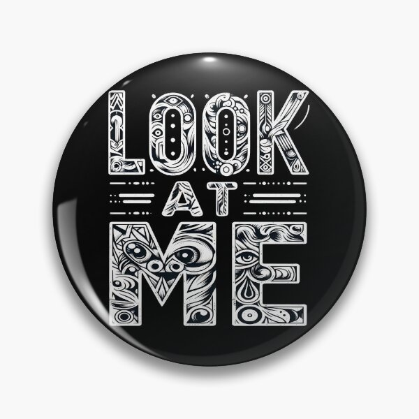 Item preview, Look at me, typography designed and sold by maxmaj.