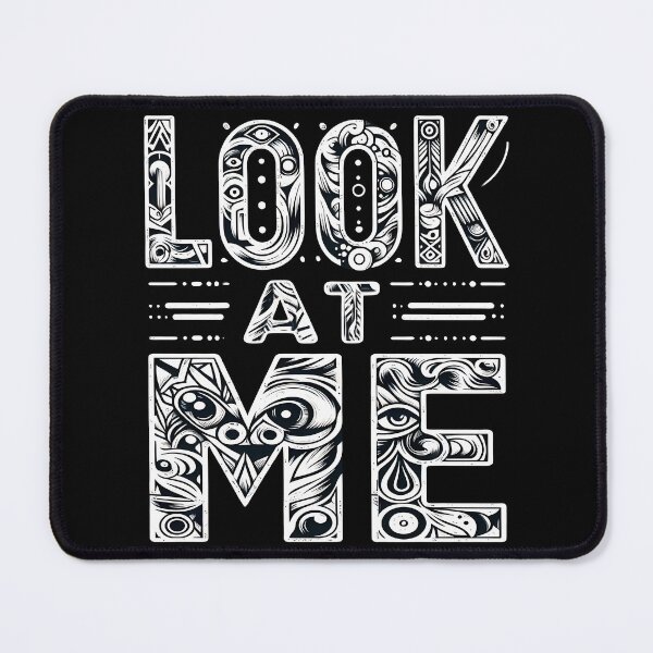 Item preview, Look at me, typography designed and sold by maxmaj.