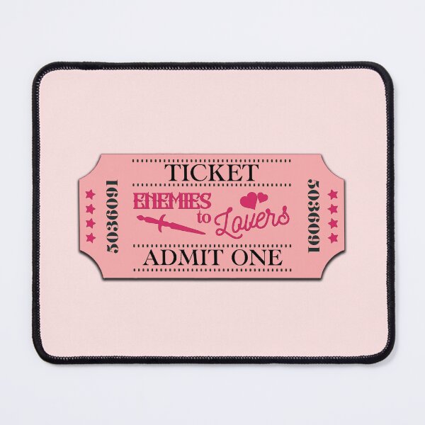 Item preview, Enemies to Lovers Trope Ticket Stub designed and sold by baranskini.
