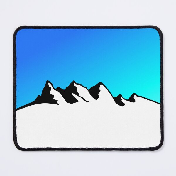 Item preview, Snowy Serenity: Minimalist Mountain Landscape designed and sold by RiciPaneto.