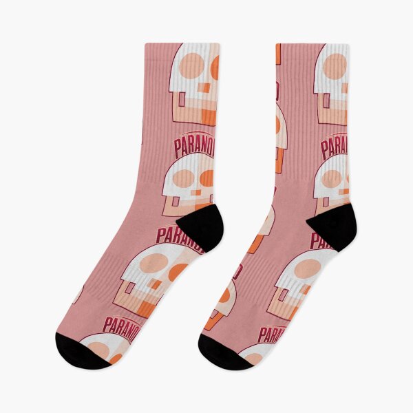 Item preview, Paranoid. Orange skull designed and sold by NickTaroDesign.