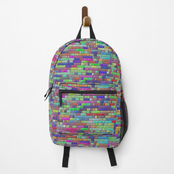 Item preview, 3D Tiny Rainbow Brick Texture Pattern designed and sold by TheRulerofEarth.