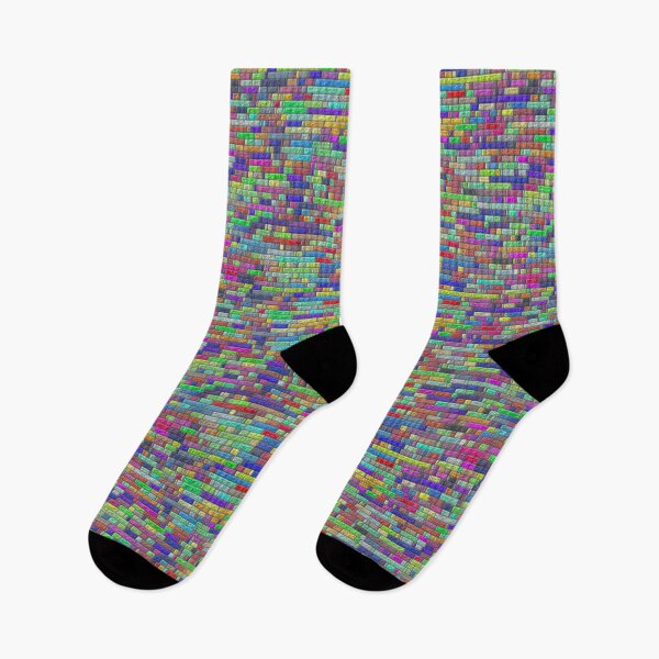 Item preview, 3D Tiny Rainbow Brick Texture Pattern designed and sold by TheRulerofEarth.