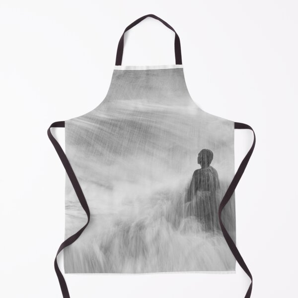 Item preview, Folkestone Mermaid in storm, black and white designed and sold by rogerstanger.