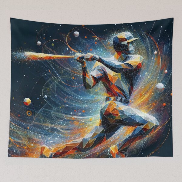 Item preview, Galactic Batter Cosmic Energy in the Swing of Stars designed and sold by ArtComixHaven.