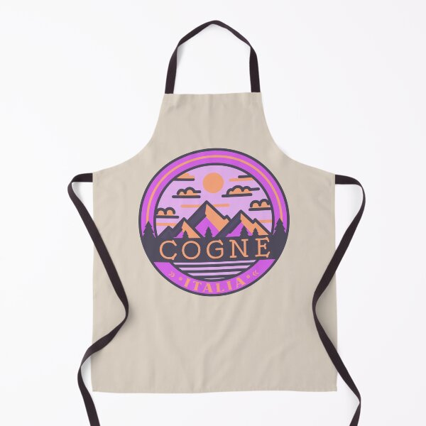 Item preview, Cogne Italia minimalist landscape badge designed and sold by InvestingRoad.