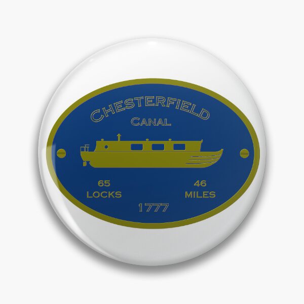 Item preview, Chesterfield Canal (blue) designed and sold by canal-arts.