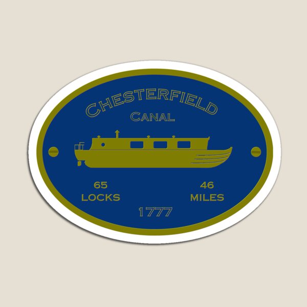 Item preview, Chesterfield Canal (blue) designed and sold by canal-arts.