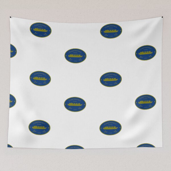 Item preview, Chesterfield Canal (blue) designed and sold by canal-arts.