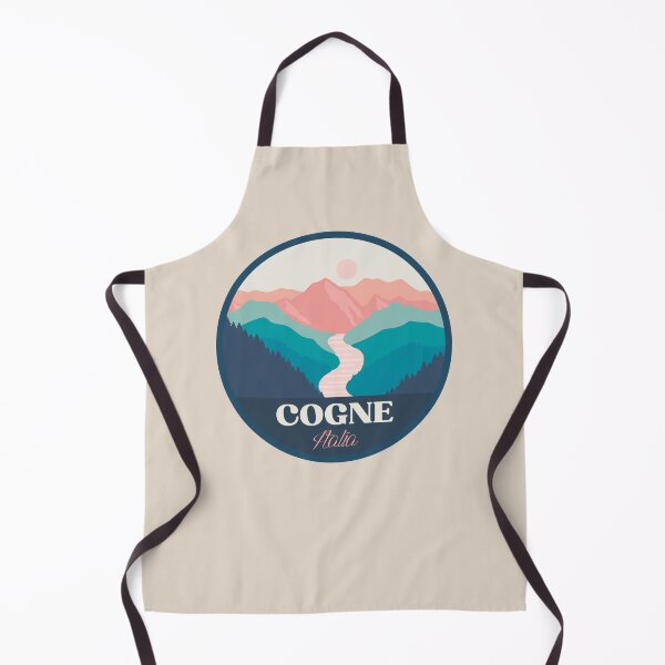 Item preview, Cogne Italia minimalist landscape badge designed and sold by InvestingRoad.