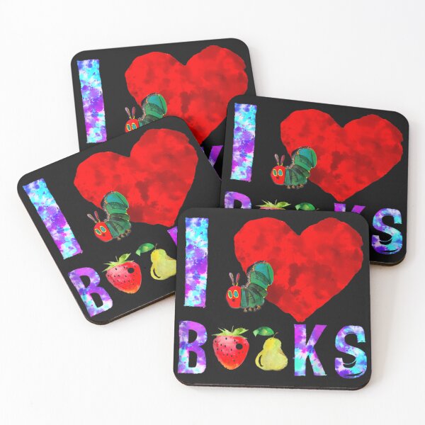 Item preview, Retro Caterpillar I Love Books Reading Love designed and sold by Tigerr3g.