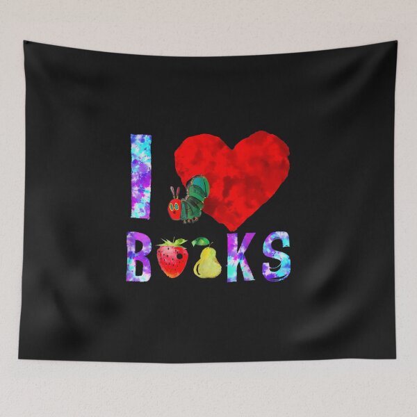 Item preview, Retro Caterpillar I Love Books Reading Love designed and sold by Tigerr3g.