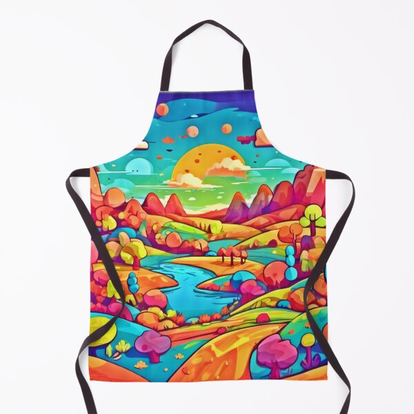Item preview, Colorful Cartoon World designed and sold by Health And Fitness Posts e-Store.