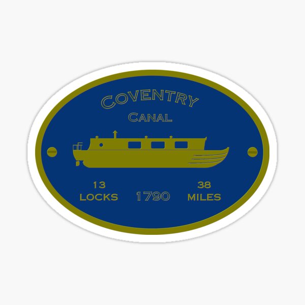 Item preview, Coventry Canal (blue) designed and sold by canal-arts.