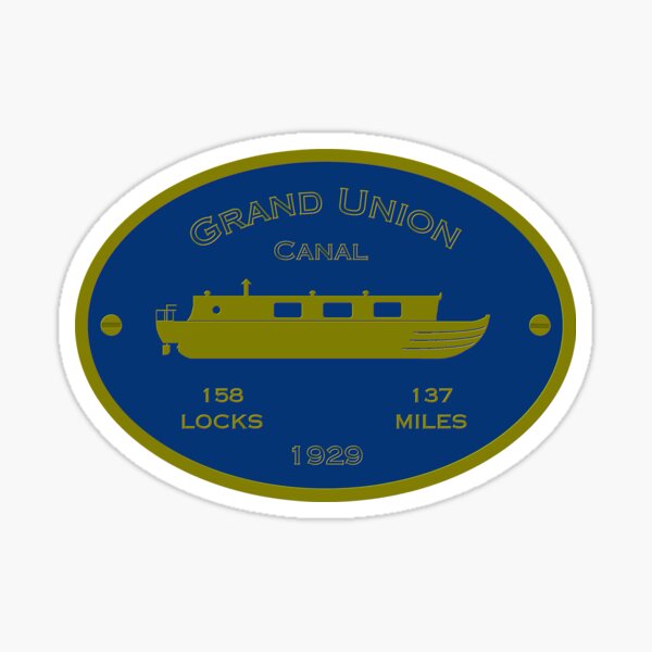 Item preview, Grand Union Canal (blue) designed and sold by canal-arts.