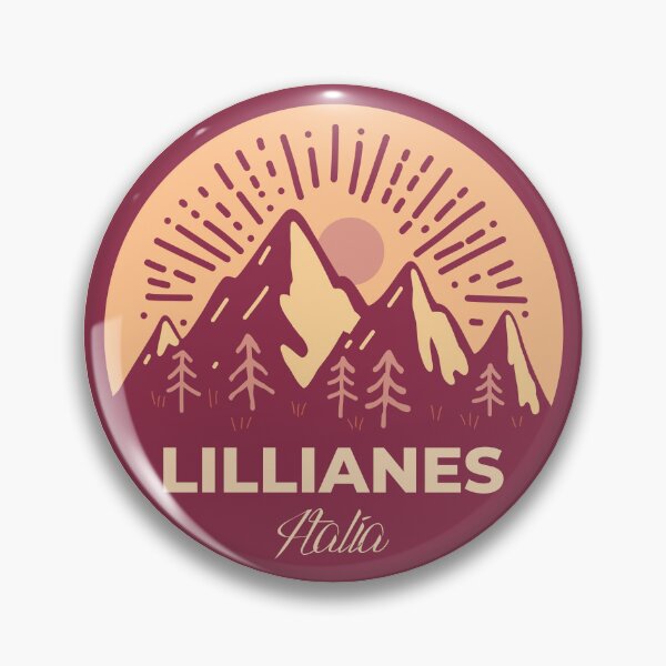 Item preview, Lillianes Italia minimalist landscape badge  designed and sold by InvestingRoad.