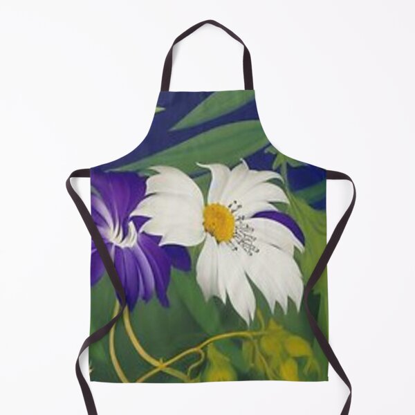 Item preview, Daisy magic: elegance in white and blue, nature's fine art designed and sold by FotoworldEdel.